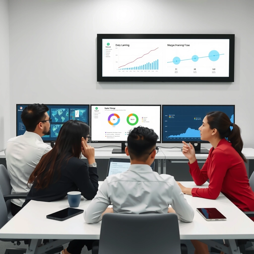 Smart AI Malaysia team collaborating on AI solutions